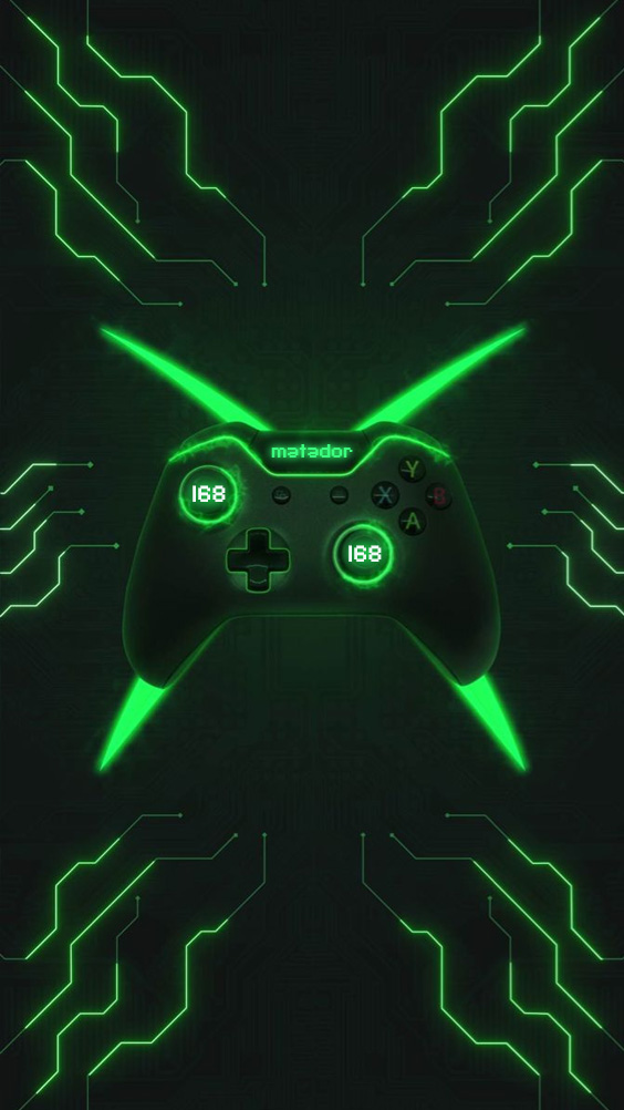 stik xbox matador hijau